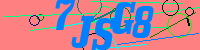 Blue Captcha Image