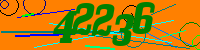 Blue Captcha Image