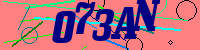 Blue Captcha Image