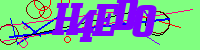 Blue Captcha Image