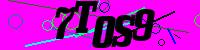 Blue Captcha Image
