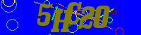 Blue Captcha Image