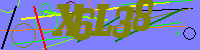 Blue Captcha Image