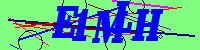 Blue Captcha Image