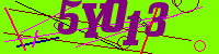 Blue Captcha Image