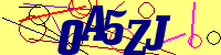 Blue Captcha Image