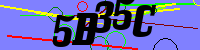 Blue Captcha Image