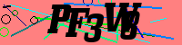 Blue Captcha Image
