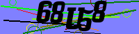 Blue Captcha Image